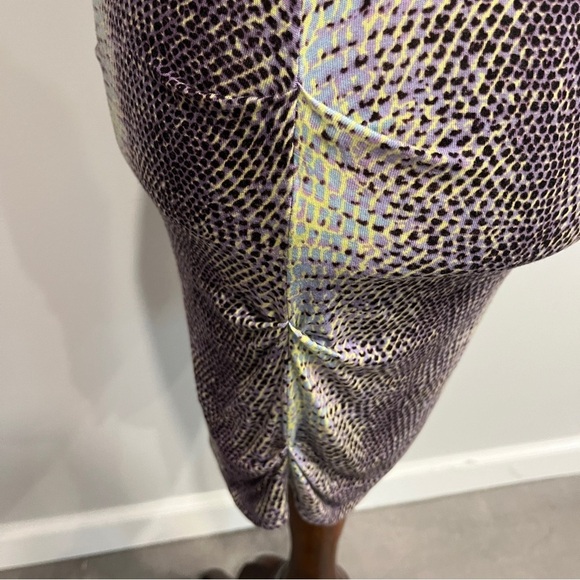 Rachel Roy Snakeprint Fitted‎ Short Dress Small - Picture 5 of 6